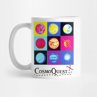 Andy Warhol Style CosmoQuest Planet Print Mug